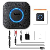 1Mii Bluetooth 5.3レシーバー 3.5mm AUX＋RCA ブルートゥース受信機Hi-Fi 3Dステレオ サウンド SBC/AAC/aptX Adaptive/HD ホームミュージックストリーミングステレオシステム用 使用しながら 超長受信距離 2台同時接続 TELEC認定 B06 Plus