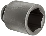 Martin 16664 2 Type III Opening 3/4 Square Drive Socket, 6 Points Deep, 3-3/4 Overall Length, Indust