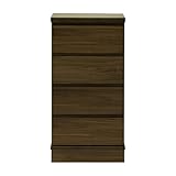 ISSEIKI 木目チェスト ミディアムブラウン 幅45 北欧 木製家具 【MI-49-4】