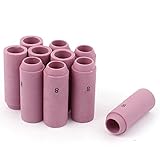 TIG溶接トーチ用DealMux 10個入りセラミックカップノズル10N46＃8パープル