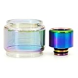 TFV12 Baby Prince 4.5ml パイレックスガラス 置換 ガラス管 + ステンレス ドリップチップ レインボー