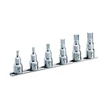 トネ(TONE) SUSヘキサゴンソケットセット(ホルダー付) SHH406 差込角12.7mm 内容6点