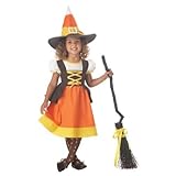 California CostumeToddler Deluxe Candy Corn Witch Costume Size 3-4T おもちゃ[並行輸入品]