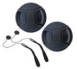 43mm レンズキャップカバー Fuji Fujifilm Fujinon XC 35mm f/2、XF35mm XF 35mm F2 (F1.4 には非対応) R WR、XF 23mm f/2.0 R WR 用、[2 パック]