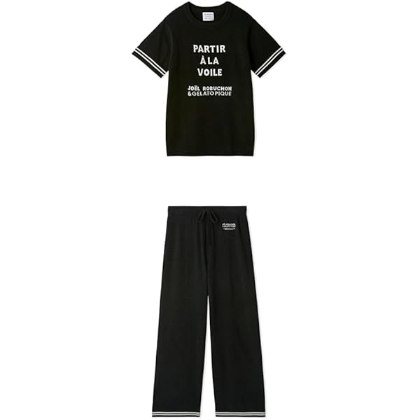 JOEL ROBUCHONワンポイントロゴロングTシャツ,ズボンセットタグ付き￼ JOEL ROBUCHON】ワンポイントロンT(カットソー・Tシャツ