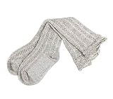 美しい子供ハイソックスストッキングチューブソックス脚ソックスグレー