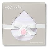 C.R. Gibson Jacquard Muslin Swaddle Blanket By Baby Dumpling Measures 35 x 35 - Pink [並行輸入品]