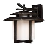 Elk 42171/1 Kanso 1-Light Outdoor Sconce 10-Inch Width by 13-Inch Height In Hazelnut Bronze [並行輸入品]