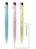 ゼブラ 3色ジェルインクボールペン サラサクリップ3C 限定クリアカラー 0.5 J3J5-C【ブルー/イエロー/ピンク】+ロコネコカード