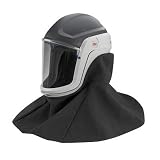 3M M-407 Versaflo Respiratory Helmet Assembly with Premium Visor and Flame Resistant Shroud by 3M