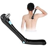 脱毛器 電動シェーバー 折り畳み背中毛シェーバー 電動バックシェーバー ボディシェーバー ムダ毛除去 バック用 180°折り畳めるハンドル 背中毛除去 静音 安全 男女兼用