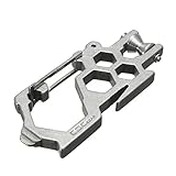 Beho-多機能プーリーパラビンダーステンレスCarabinerレンチオープナーキャンプ用