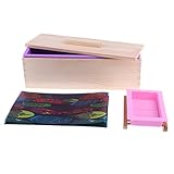 Baosity 木の蓋　シリコン　DIYトースト　ロープ　　形状維持　石けん　トレイ　ホルダー　ボックス　オイルペーパーセット