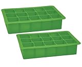green sprouts Silicone Freezer Tray, Green, 2-Pack by Green Sprouts [並行輸入品]