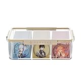 JUSTBOKU 缶バッジケース 缶バッジ 収納 缶バッジ 収納ケース 透明 アクリルケース (S)