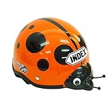 KIDS ヘルメット 子供用 てんとう虫柄 1-2.オレンジ（1430）【キッズ用/バイクヘルメット/自転車】KEEP YOU