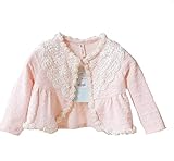 Honey baby 　子供用 ガールズ　女の子　ボレロ カーディガン　レース パール　キッズ フォーマル ドレス　羽織　薄手 子供服 フォーマル子供ドレス ボレロ 綿 発表会 結婚式入園式パーティー