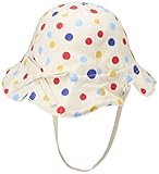 petit bonheur プチボヌール ひもがはずせるリバーシブルピケハットUV キナリ×キャンディービビット