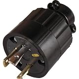 アメリカン電機:アメリカン電機 引掛形 ゴムプラグ 接地2P30A250V 3322R-L6 型式:3322R-L6