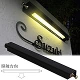 門柱灯 表札灯 防雨型 クラッツァ NL1-L20 アイアン 鉄製