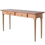 ライフスタイリングショップ 天然木デスク テーブル 幅150×奥行45cm 木製 ライトブラウン  LS-662PLB