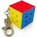 [JellyCube] キーホルダー マジックキューブ かわいい おしゃれ 3x3x3 キーチェーン 魔方 立体パズル ​ キューブ キーチェーン クラシック