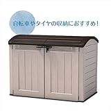 メイク　樹脂製大容量収納庫　KE-SU　ストアイットアウトウルトラ　＊個人宅様は配達不可商品　『おしゃれ 物置小屋　屋外　DIY』