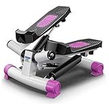 JJZXD 液晶モニター付きミニステッパー、プレミアムポータブルクライマー階段ステッピング＆ウエストフィットネスツイスターステップマシン (Color : B)