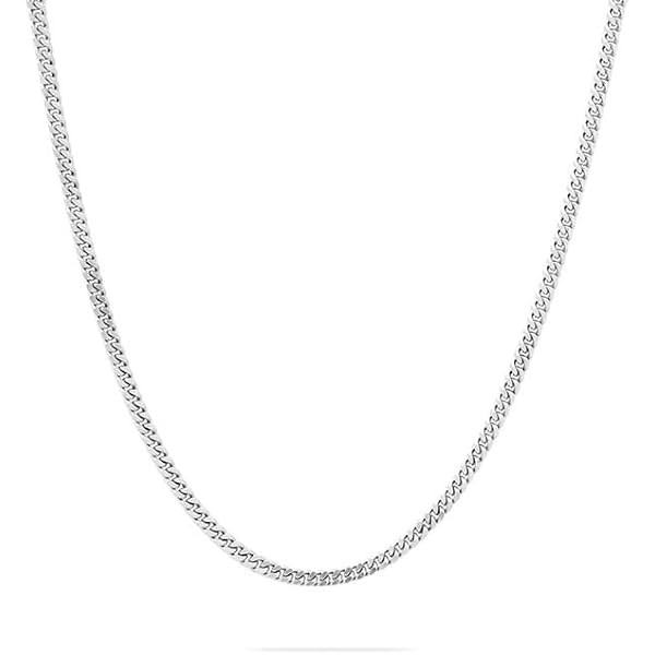 Amazon | [トムウッド] Curb Chain Slim 20.5 inch シルバー チェーン