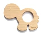 Cheengoo Sustainable Wood Turtle Teether [並行輸入品]
