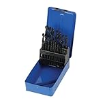 Silverline HSS Jobber Drill Metal Cased Bit Set 19pcs 1 - 10mm High Speed