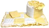 Baby Doll Bedding Gingham Cradle Bedding Set, Yellow by BabyDoll Bedding