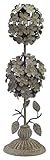 Boston International Iron Hydrangea Topiary, 16.25-Inch [並行輸入品]