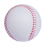 ZUYEE 練習用 野球ボール スポンジ ソフトボール トレーニング スポーツ バッティング 屋内 屋外 裏庭 プレイヤー 10代 子供 白 11インチ 6個パック
