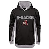 MLB Arizona Diamondbacks Boys 8 – 20 Geo Strike Hoodie , Large ( 14 – 16 )、ブラック