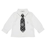 ★☆メンズクラブミニMen'ｓ Club Mini☆★カットソーネクタイ付きシャツ（胸ポケットにワンポイント刺繍）80cm：90cm：95cm (80cm)