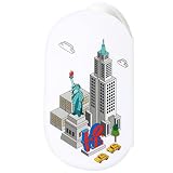 Holdzoo 粘着パット StickyPad スマホ・タブレットなど様々なところに応用可 (NEW YORK (中型))