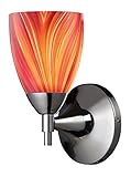 Elk 10150/1PC-M Celina 1-Light Sconce In Polished Chrome with Multi Glass [並行輸入品]
