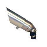 Best Quality Lighting LV13SLV Finished Outdoor Up Light with Clear Glass Shade, Stainless Steel [並行輸