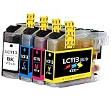 洗浄インクカートリッジLC113/B113 LC113-4PK(BK/C/M/Y)4本セットbrotherブラザー用強力クリーニング洗浄液プリンターのお手入れヘッド目詰まり印刷かすれ解消J4910CDW J4810DN DCP-J4215N DCP-J4210N J4510N J6975CDW J6973CDW等用