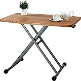 昇降式テーブル リフティングテーブ 木製 スチール MIP-36NA ナチュラル