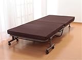 極厚 高反発 リクライニングベッド シングル ブラウン