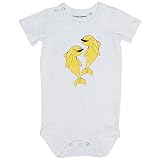 (ミニロディーニ)mini rodini DOLPHIN SP SS BODY- WHITE (ドルフィンボディ) 半袖ボディ ”オーガニックコットン” (ミニロディーニ)mini rodini DO