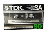 TDK SA 90 minute Super High Resolution Type II Audio Cassette Tape by TDK
