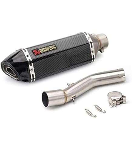 GSX250R　V-Strom250　新品未使用　スリップオンマフラー　ブルー焼き色サイレンサー全長４７センチ　470LINE Amazon | バイクマフラー スリップオンマフラー バイクサイレンサー