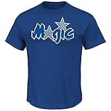 NBA メンズ ユーズド加工ポストアップTシャツ ブルー