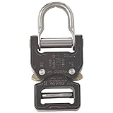 ALPIN(オーストリアルピン) COBRA バックル Dリング 25mm ブラック FX25KVD