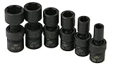 Sunex 1813 6 Piece 1/4 Drive Universal SAE Impact Socket Set [並行輸入品]