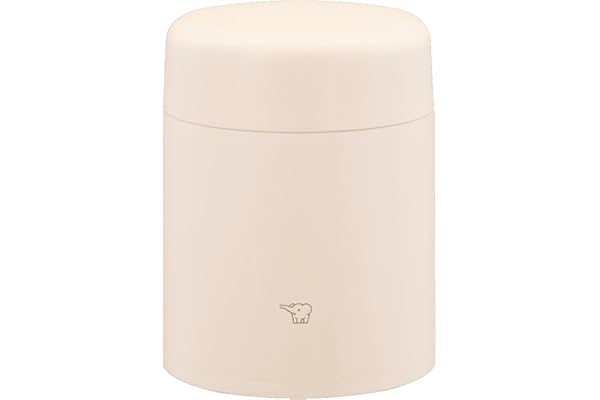 象印 スープジャー 400ml 大きめ茶碗サイズ 【おいしく保温・保冷】 食洗機対応 洗いやすい シームレスせん お弁当 広口 エクリュベージュ SW-LA40-CM