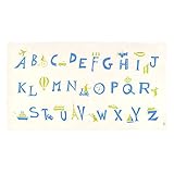 今治産タオル バスタオル 80x140cm ABCトラベルガーゼ (ブルー)